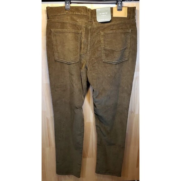 NWT Mutual Weave Corduroy Pants Men's 36x32 British Olive Relaxed Taper - Picture 8 of 8